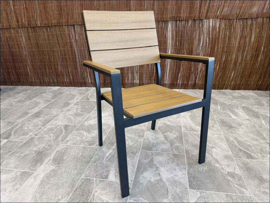 Lauko kėdė LI912 - €44 Save 50% 25-50, __label:Pristatymas 1-2 d.d., color-juoda, color-ruda, baldai Juoda Outdoor