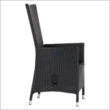 Augšupielādējiet attēlu galerijas skatā Lauko krėslas su atsilošimo funkcija LI469 - €82 Save 50% 50-100, color-juoda, lauko baldai, lauko-kedes,
