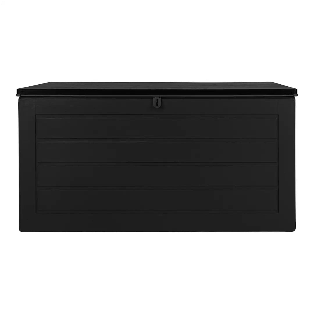 Lauko pagalvėlių dėžė plastikinė juoda 146,5x71x75 cm 680 L RD1179 - €211 Save 15% __label:Pristatymas 5-14 d.d.,
