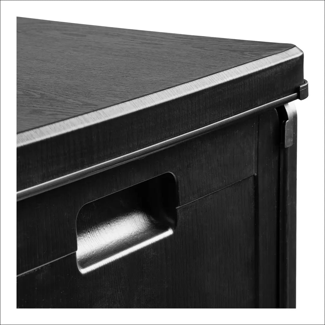 Lauko pagalvėlių dėžė plastikinė juoda 42,8x42,8x46,4 cm 76 L RD1181 - €41 Save 15% 25-50, __label:Pristatymas 5-14