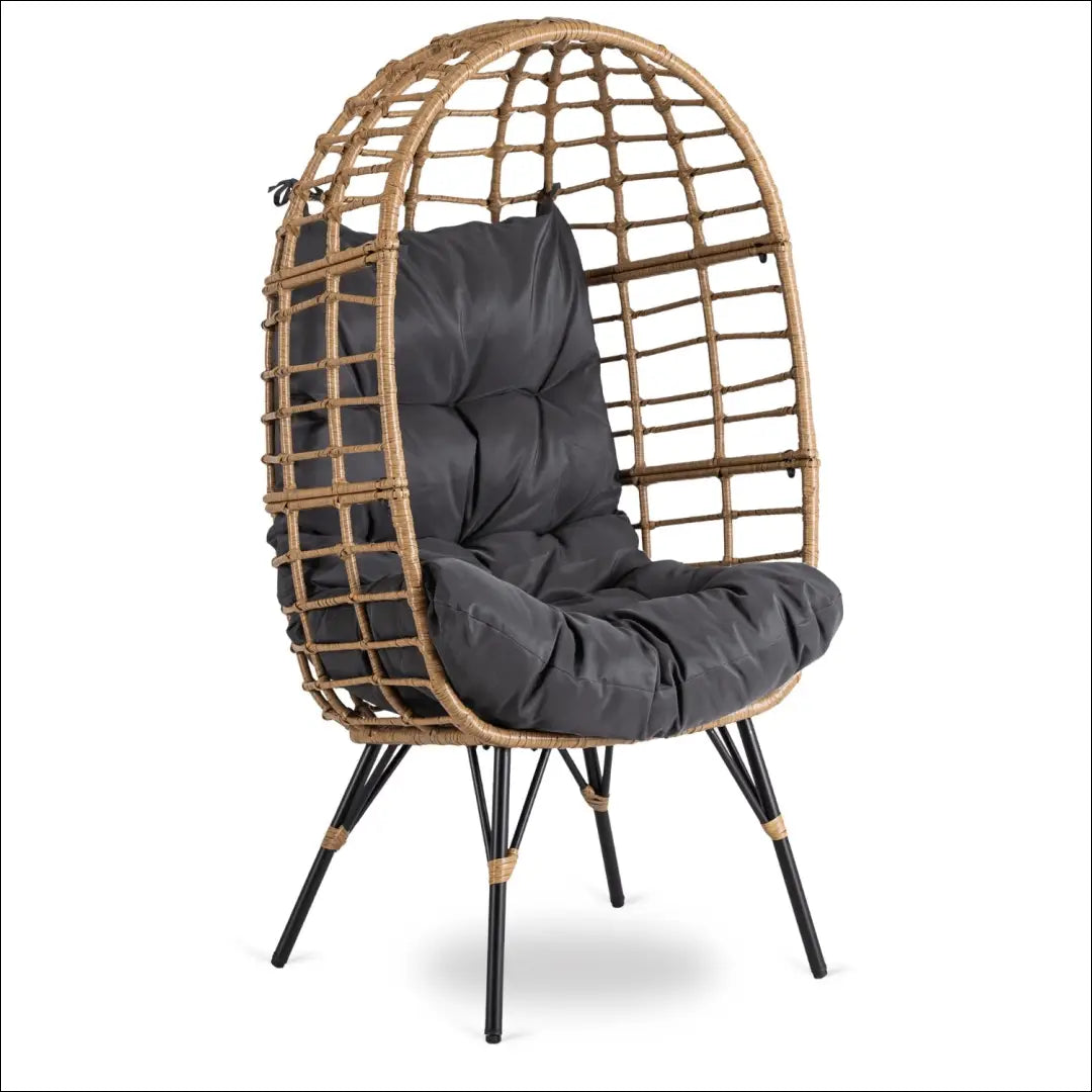 Lauko poilsio fotelis pilkos spalvos TE598 - €220 Save 15% __label:Pristatymas 5-14 d.d., elite, Fotele wypoczynkowe,