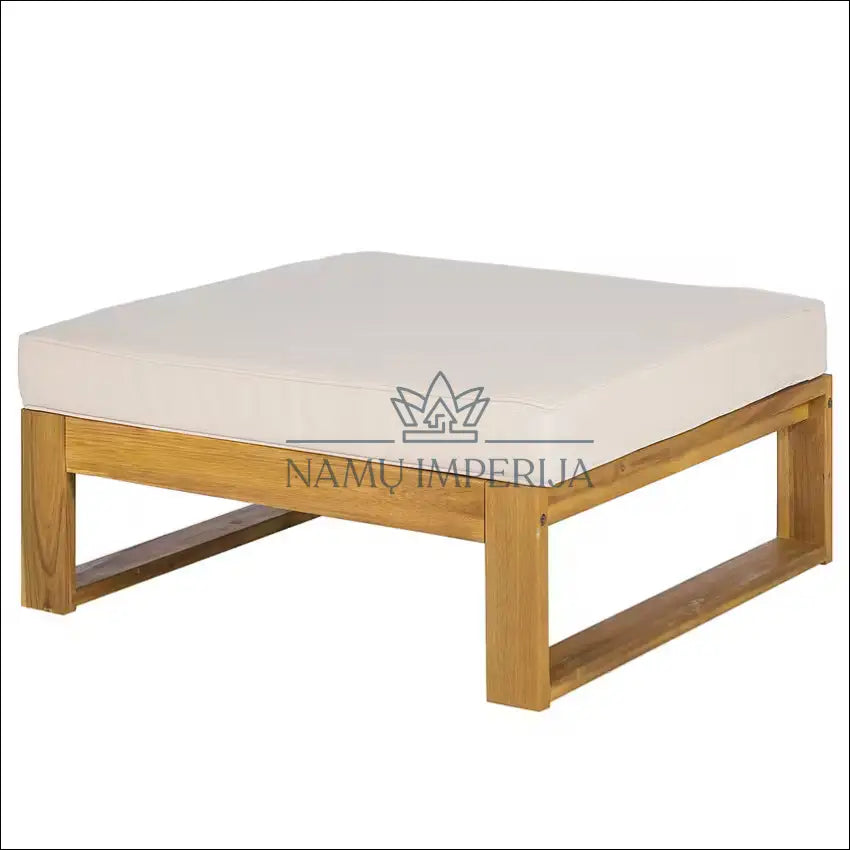 Lauko pufas LI770 - €95 Save 50% 50-100, __label:Pristatymas 1-2 d.d., color-kremas, color-ruda, lauko baldai €50