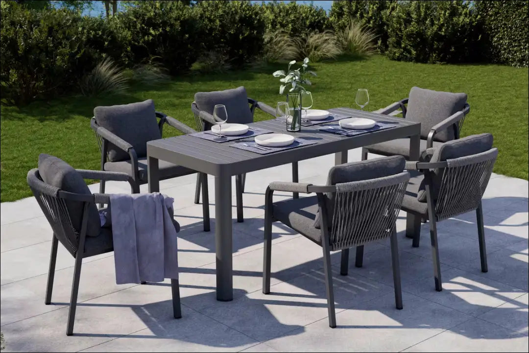 Lauko/sodo kėdė LI914 - €65 Save 50% 50-100, __label:Pristatymas 1-2 d.d., color-pilka, lauko baldai, lauko-kedes