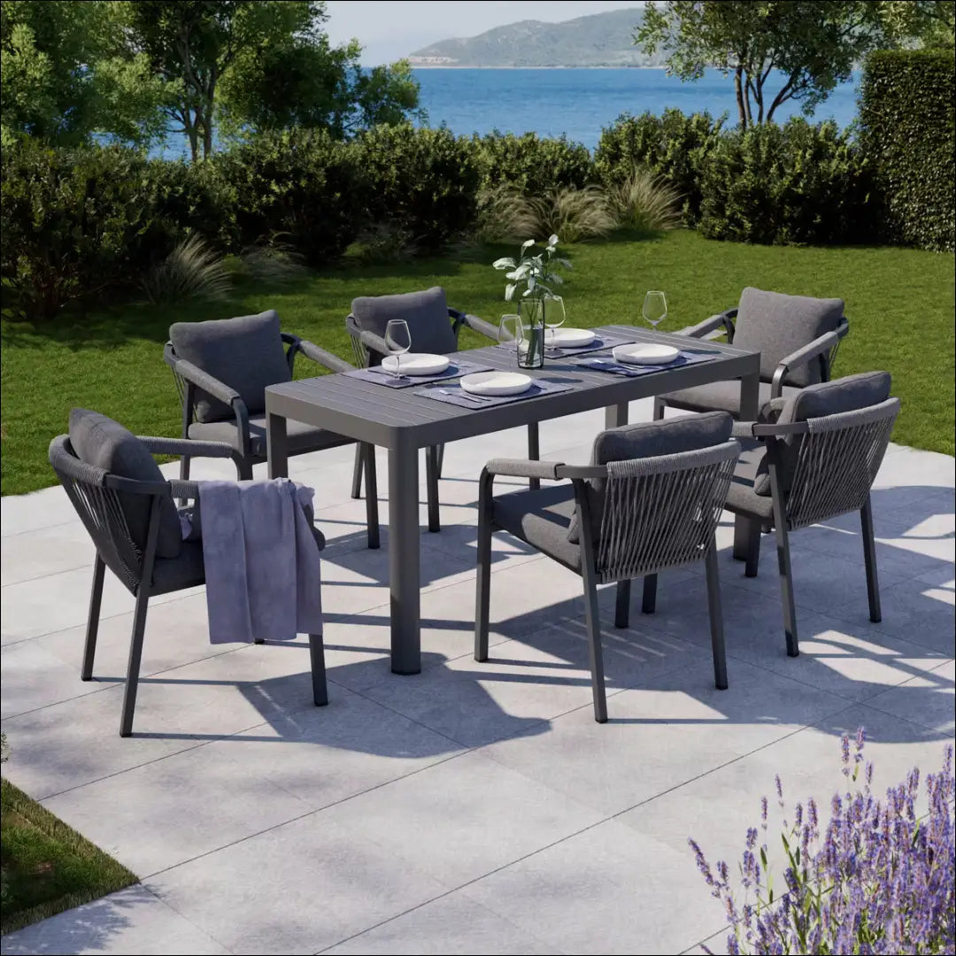 Lauko/sodo kėdė LI914 - €65 Save 50% 50-100, __label:Pristatymas 1-2 d.d., color-pilka, lauko baldai, lauko-kedes