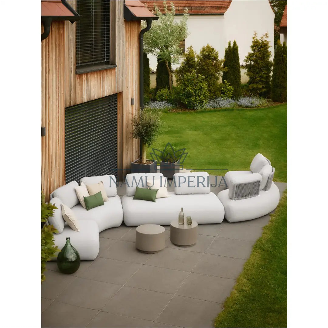 Lauko sofa LI389 - €390 Save 70% __label:Pristatymas 1-2 d.d., color-pilka, lauko baldai, material-poliesteris,