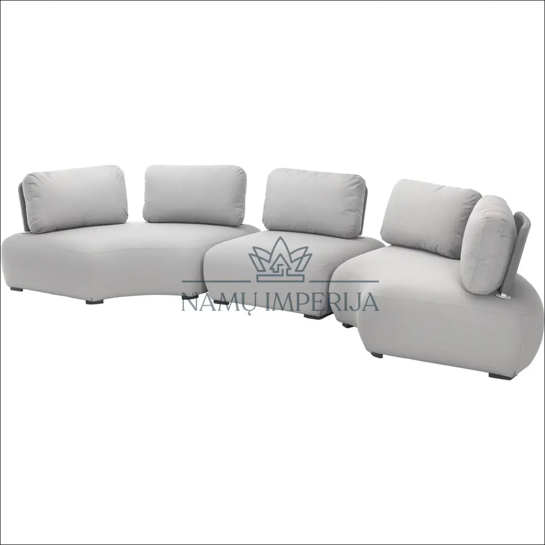 Lauko sofa LI389 - €390 Save 70% __label:Pristatymas 1-2 d.d., color-pilka, lauko baldai, material-poliesteris,