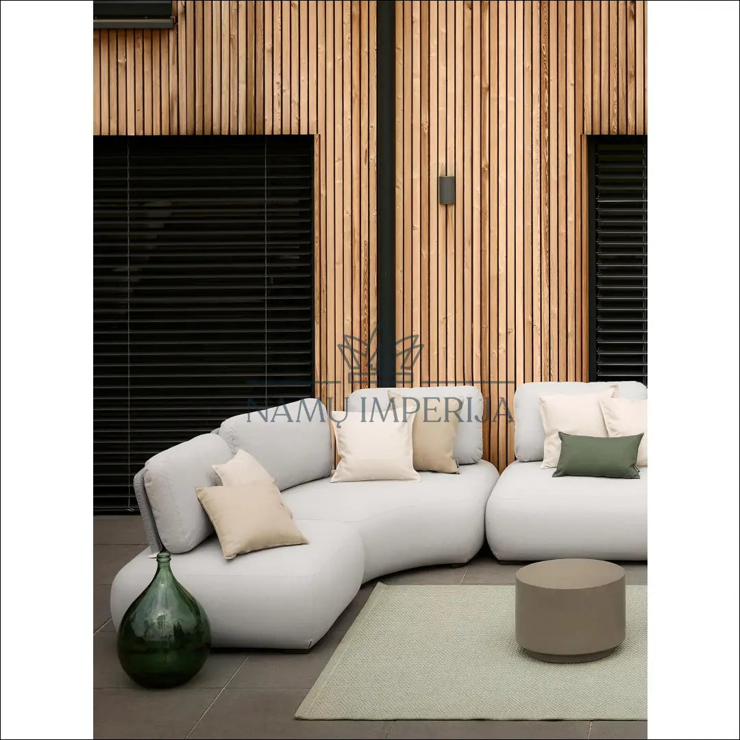 Lauko sofa LI389 - €390 Save 70% __label:Pristatymas 1-2 d.d., color-pilka, lauko baldai, material-poliesteris,