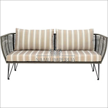 Įkelti vaizdą į galerijos rodinį, Lauko sofa LI487 - €405 color-pilka, color-smelio, color-zalia, lauko baldai, material-metalas baldai | Namų
