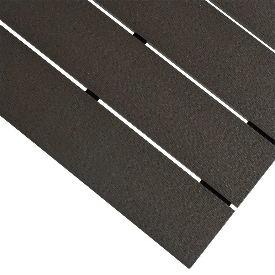 Lauko stalas iš kompozito juodos spalvos / ąžuolo 140-180 cm TE1176 - €334 Save 15% __label:Pristatymas 5-14 d.d.,