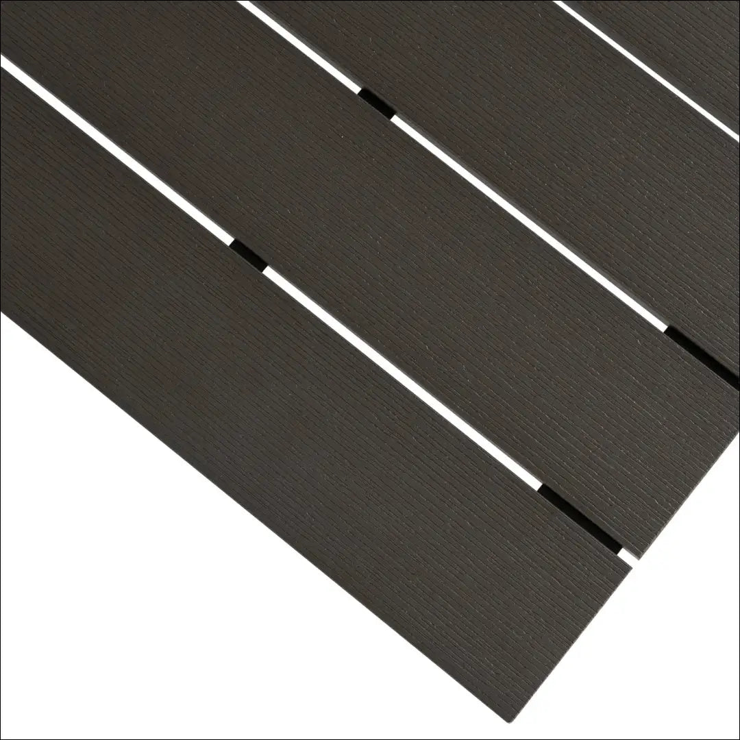 Lauko stalas iš kompozito juodos spalvos / ąžuolo 160-210 cm TE1177 - €358 Save 15% __label:Pristatymas 5-14 d.d.,