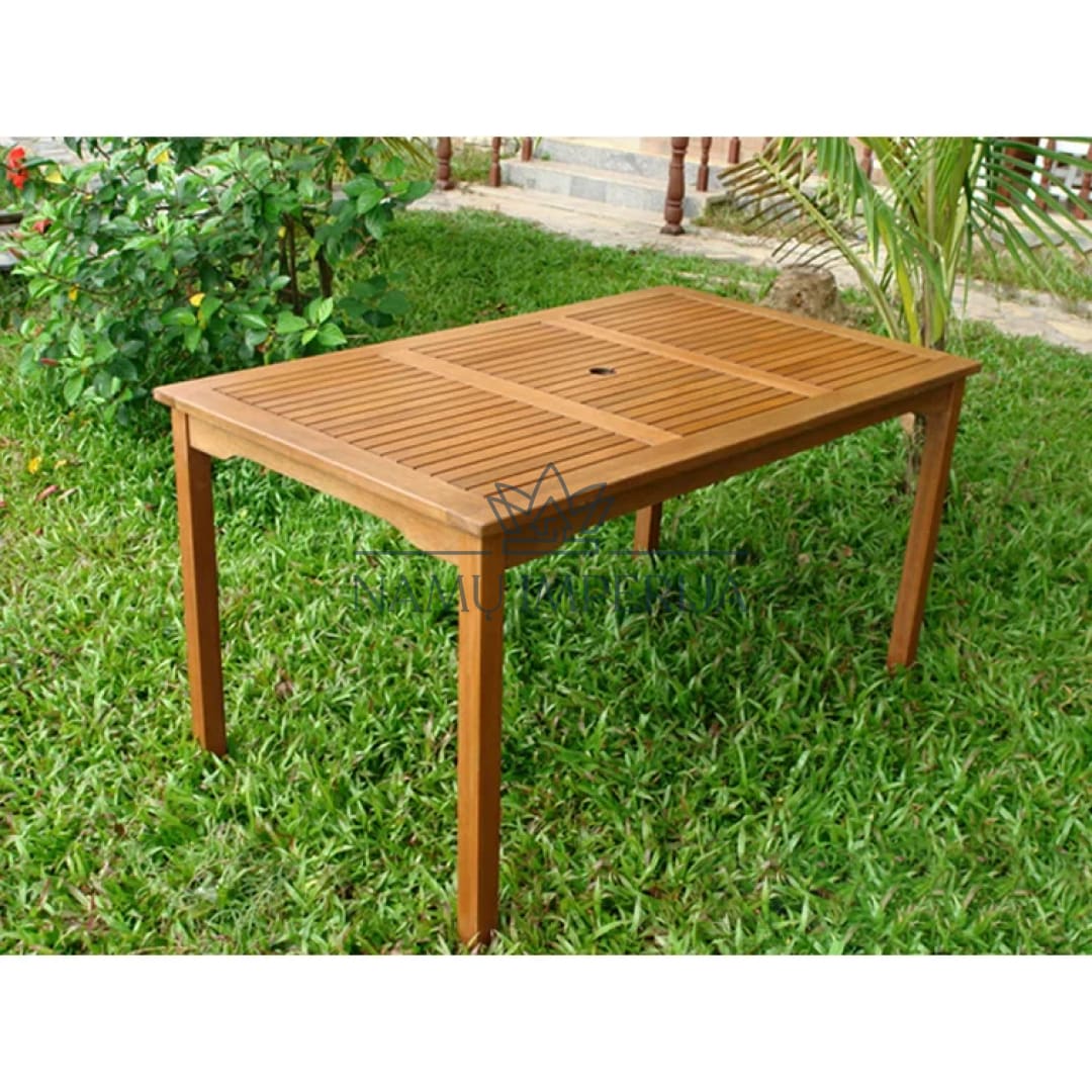 Lauko stalas LI423 - 100-200, color-ruda, lauko baldai,