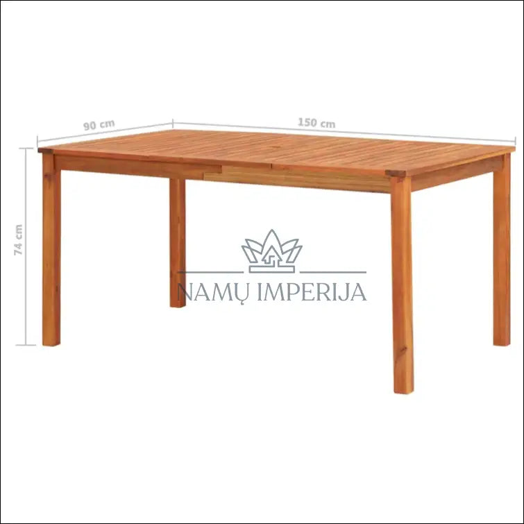 Lauko stalas LI464 - €180 Save 60% 100-200, __label:Pristatymas 1-2 d.d., color-ruda, lauko baldai, lauko-stalai €100