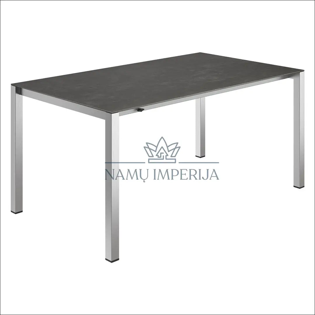 Lauko stalas LI696 - €368 Save 60% __label:Pristatymas 1-2 d.d., color-ruda, color-sidabrine, material-metalas,