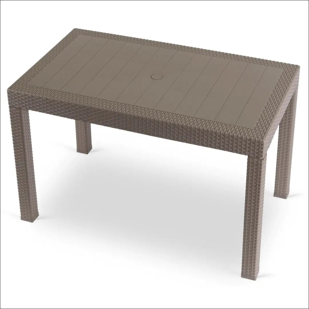 Lauko stalas rudos spalvos TE495 - €115 Save 15% 100-200, __label:Pristatymas 5-14 d.d., elite, Meble ogrodowe,