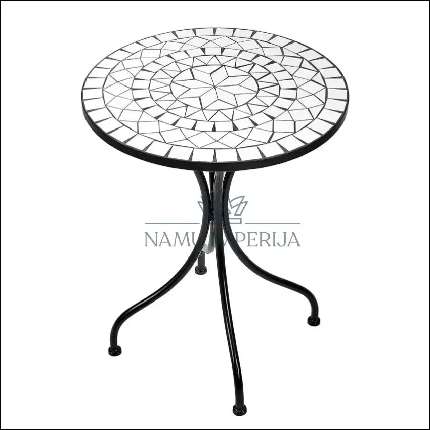 Lauko staliukas LI762 - €55 Save 50% 50-100, __label:Pristatymas 1-2 d.d., color-balta, color-juoda, lauko baldai €50