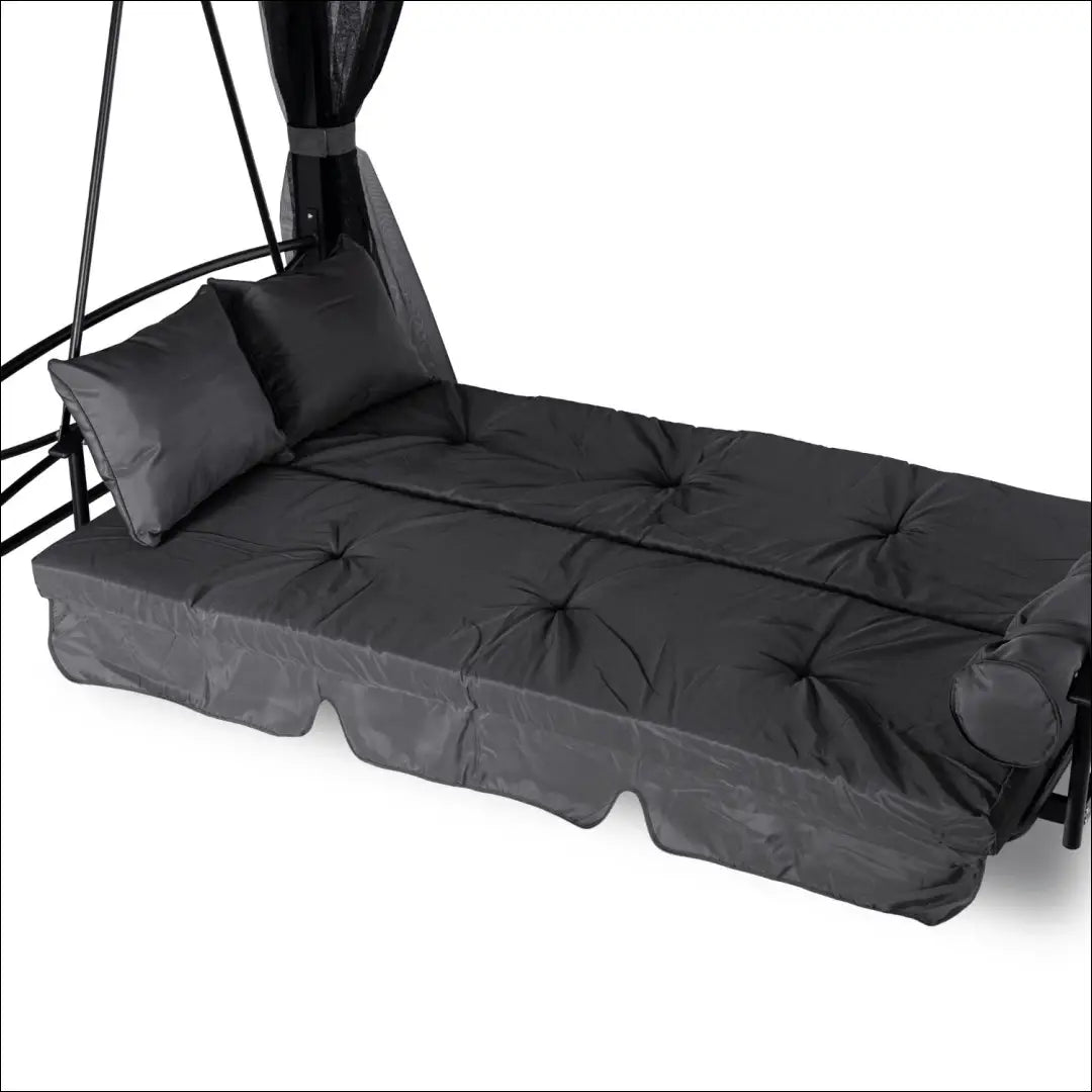 Lauko sūpynės su hidrofobiniu audiniu juodos spalvos / pilkos TE1242 - €546 Save 15% __label:Pristatymas 5-14 d.d.,