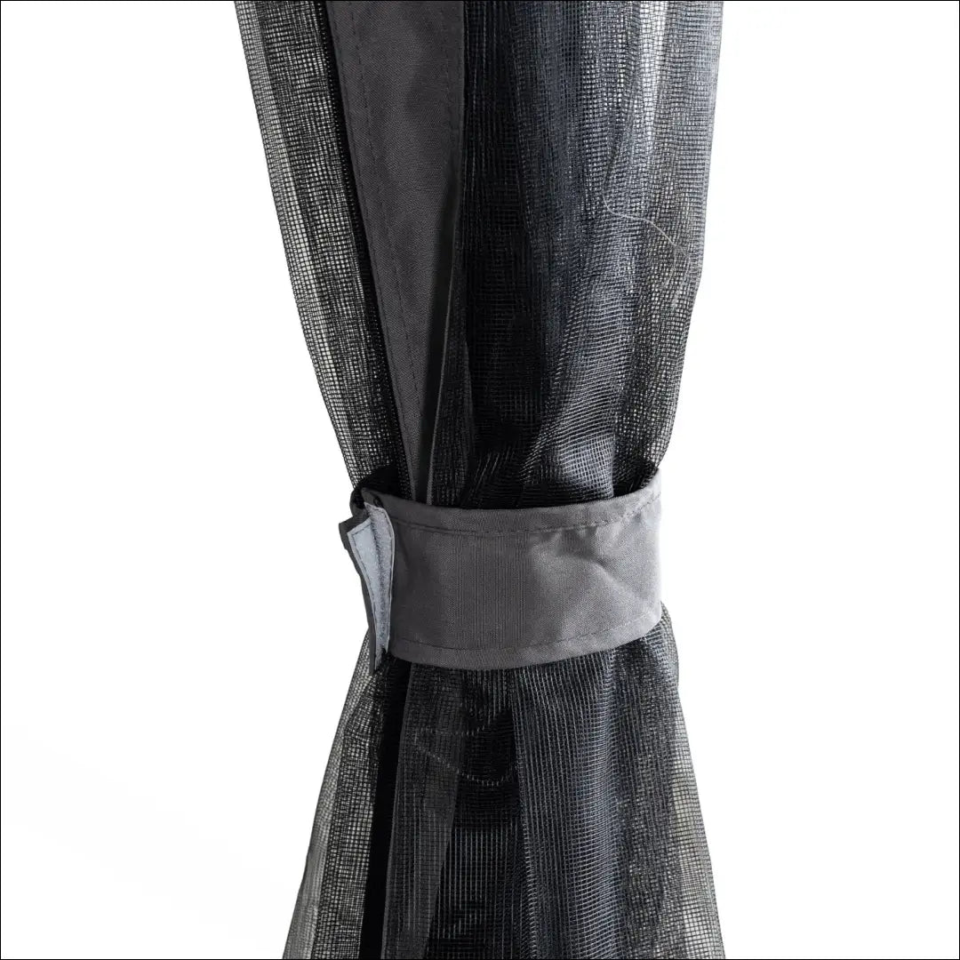 Lauko sūpynės su hidrofobiniu audiniu juodos spalvos / pilkos TE1242 - €546 Save 15% __label:Pristatymas 5-14 d.d.,