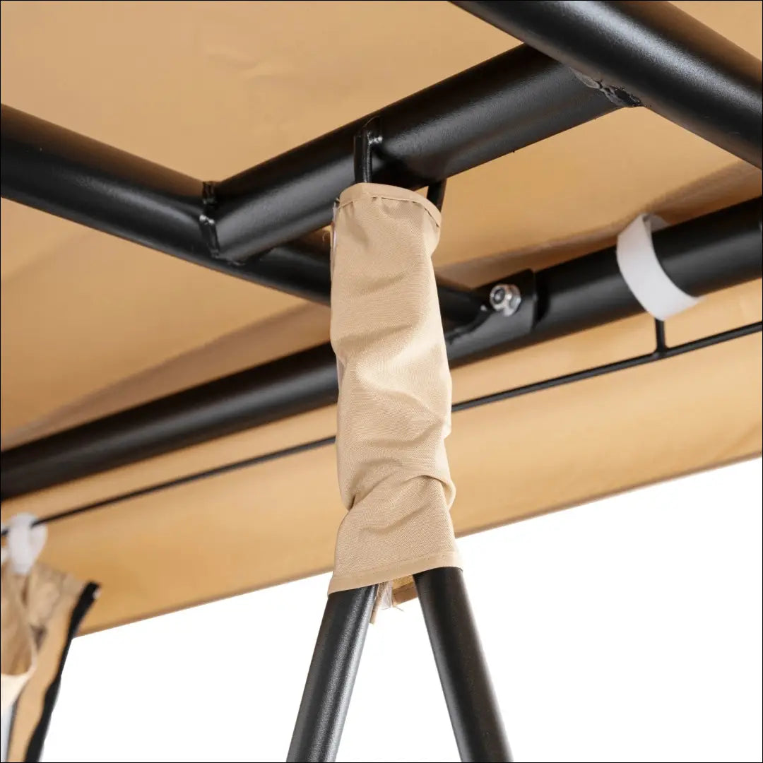 Lauko sūpynės su hidrofobiniu audiniu juodos spalvos / smėlio TE1241 - €546 Save 15% __label:Pristatymas 5-14 d.d.,