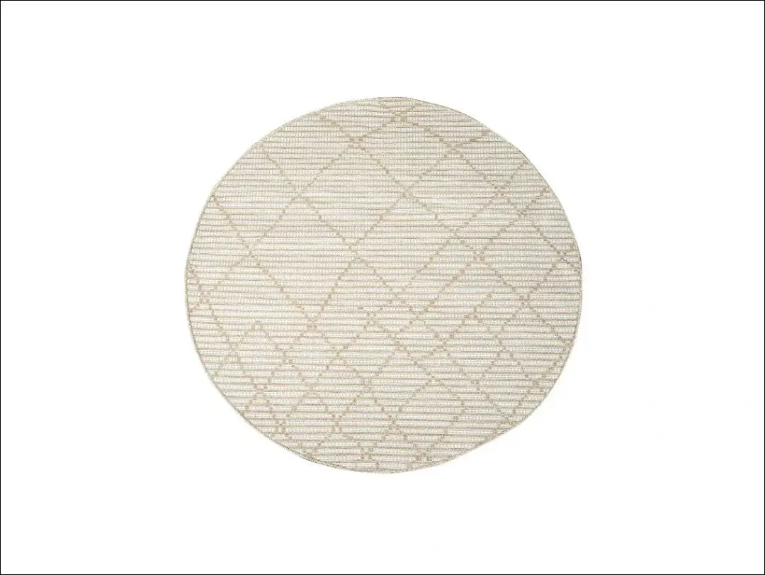 Lauko/terasos kilimas RU1424 - €82 Save 50% 50-100, __label:Pristatymas 1-2 d.d., apvalus, color-smelio,