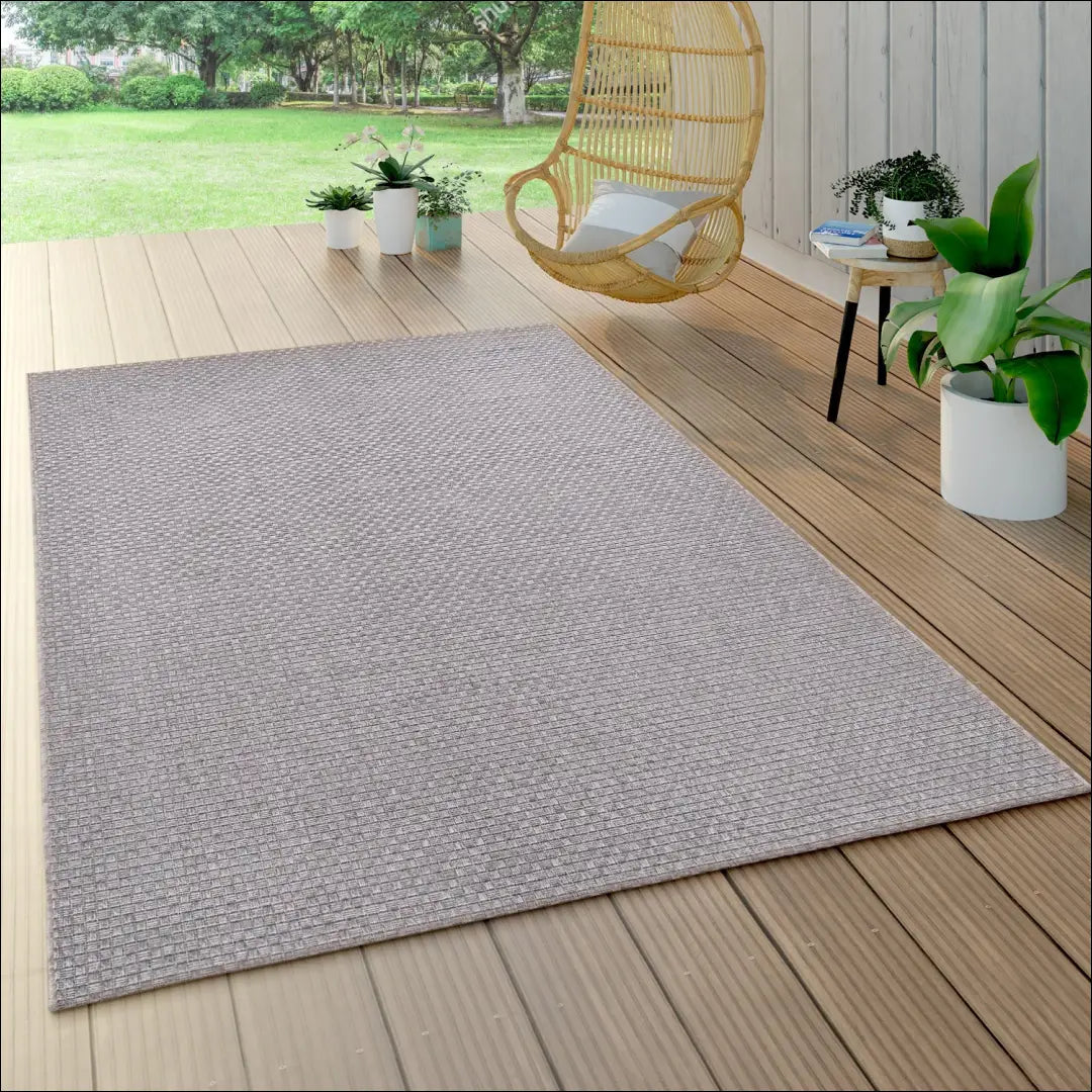 Lauko/terasos kilimas RU1453 - €160 Save 50% 100-200, __label:Pristatymas 1-2 d.d., color-pilka, Dydis-200-x-290-cm,