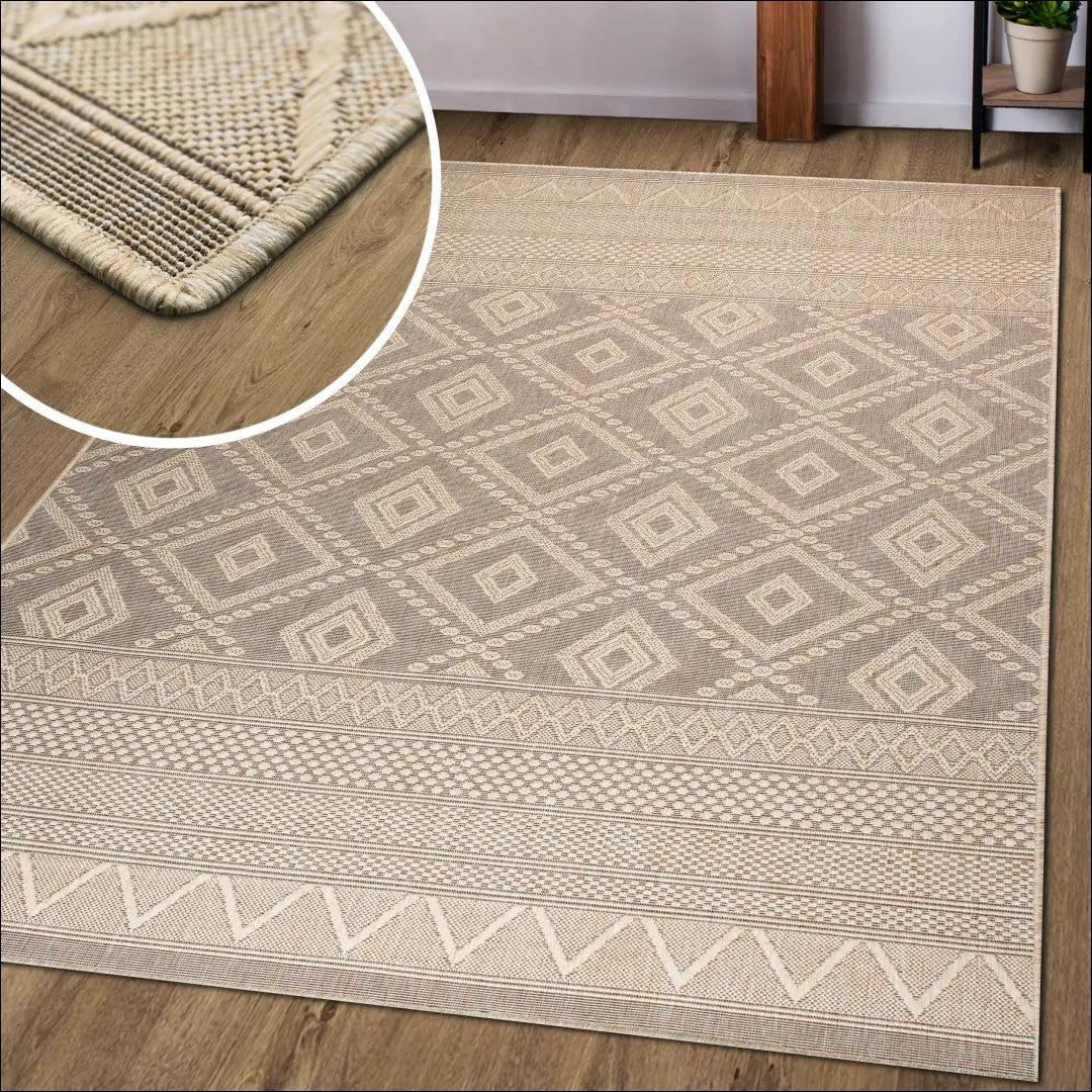 Lauko/terasos kilimas RU1677 - €120 Save 50% 100-200, __label:Pristatymas 1-2 d.d., color-smelio, Dydis-200-x-290-cm,