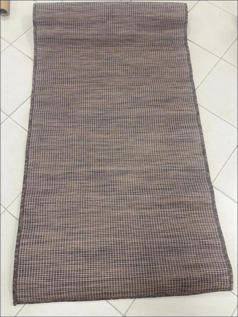 Lauko/terasos kilimėlis RU1651 - €34 Save 50% 25-50, __label:Pristatymas 1-2 d.d., color-ruda, Dydis-80-x-150-cm,