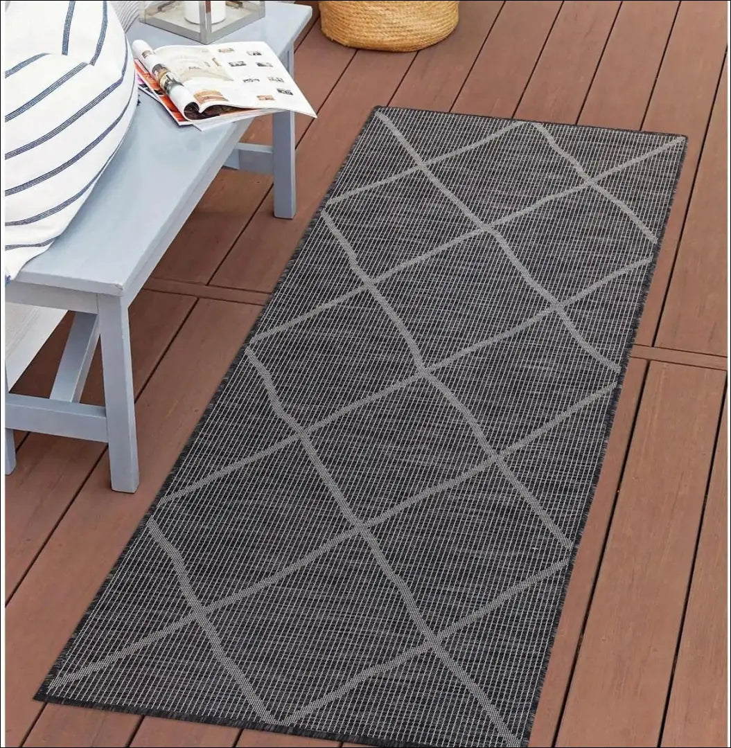 Lauko/terasos kilimėlis RU1704 - €24 Save 50% __label:Pristatymas 1-2 d.d., color-pilka, Dydis-60-x-110-cm,