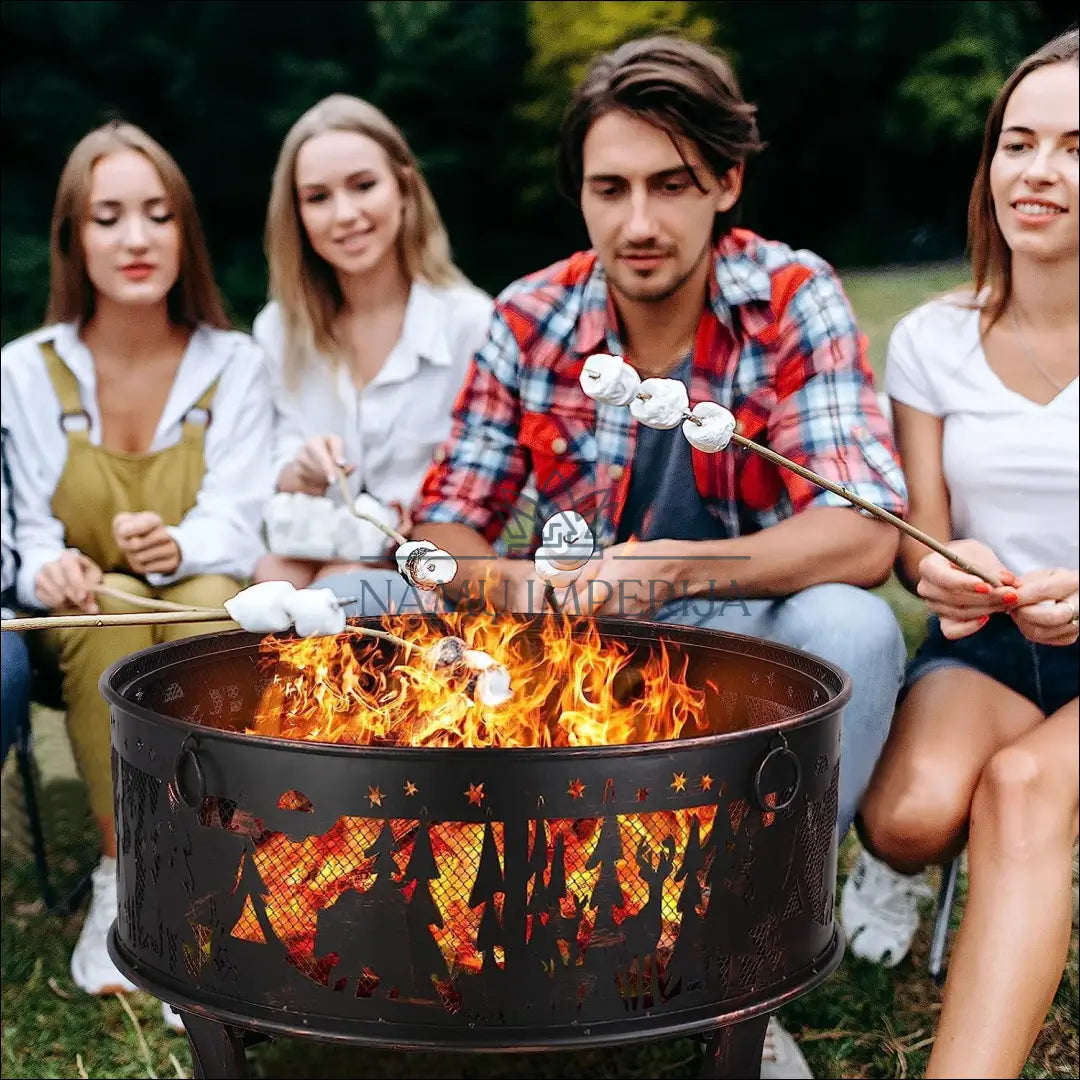 Laužavietė LI813 - €94 Save 50% 50-100, __label:Pristatymas 1-2 d.d., color-juoda, color-ruda, kita €50 to €100 Outdoor