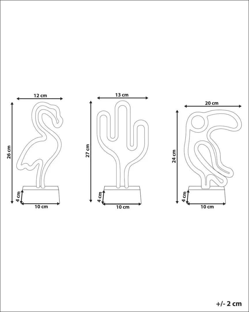 LED dekoracijų komplektas (3vnt) DI10952 - €18 Save 50% __label:Pristatymas 1-2 d.d., color-marga, color-margas,