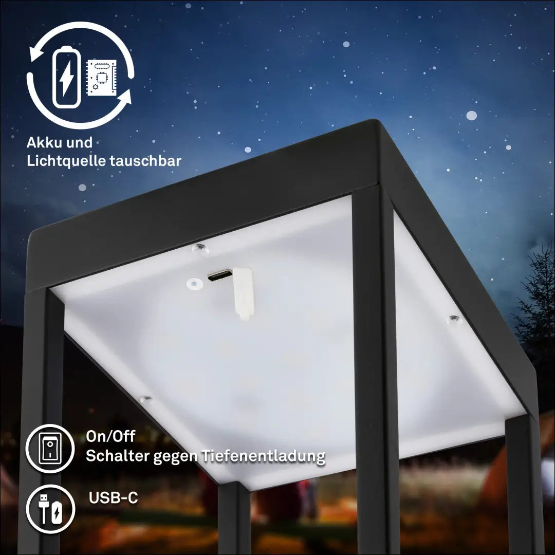 LED lauko stalinė lempa DI12299 - €35 Save 50% 25-50, __label:Pristatymas 1-2 d.d., color-juoda, interjeras, baldai €25