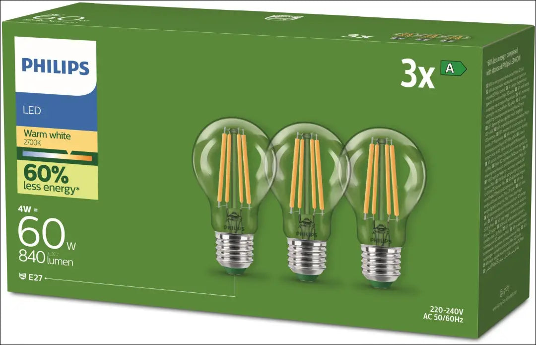 LED lempučių komplektas (3vnt) “Philips” DI12332 - €9 Save 50% __label:Pristatymas 1-2 d.d., interjeras, kita,