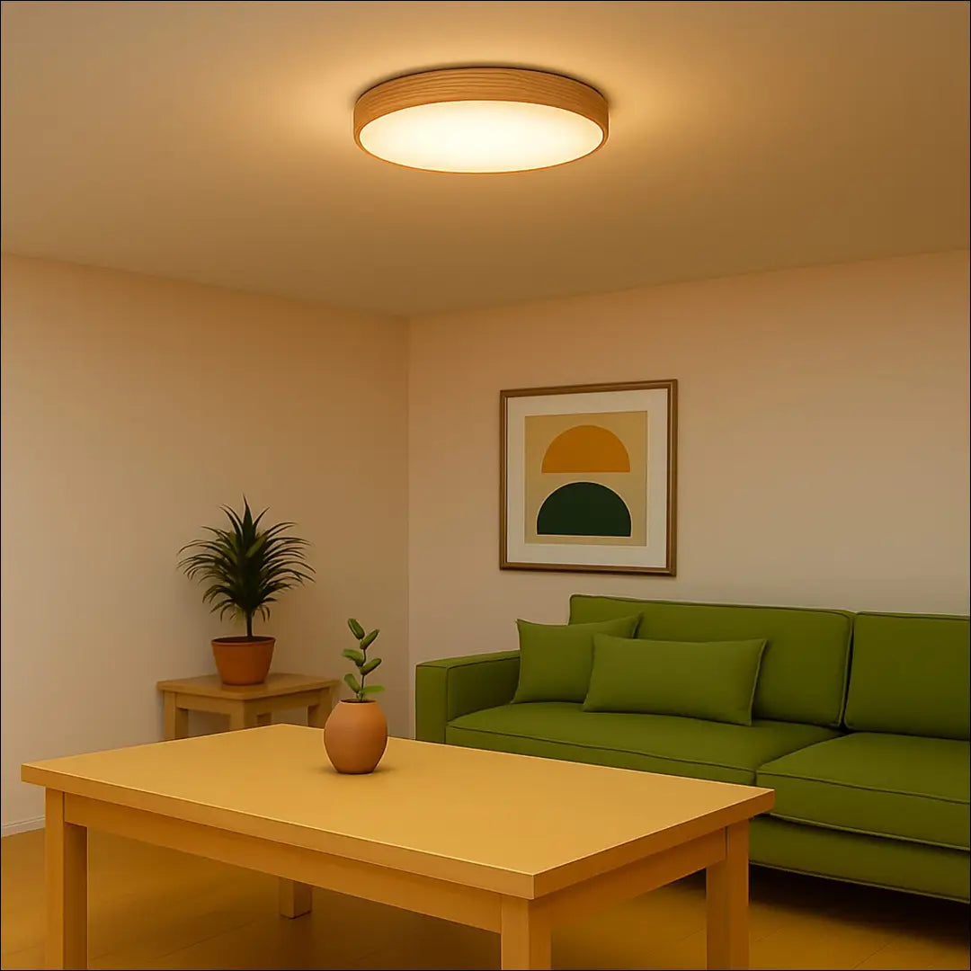LED lubinis šviestuvas DI12431 - €24 Save 50% __label:Pristatymas 1-2 d.d., color-balta, color-ruda, interjeras,