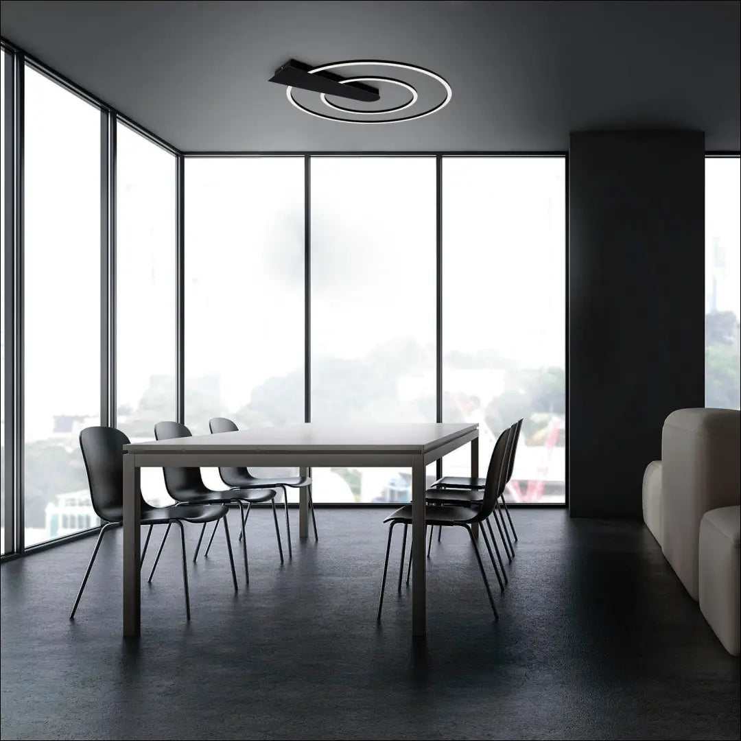 LED lubinis šviestuvas DI12432 - €75 Save 50% 50-100, __label:Pristatymas 1-2 d.d., color-juoda, interjeras,