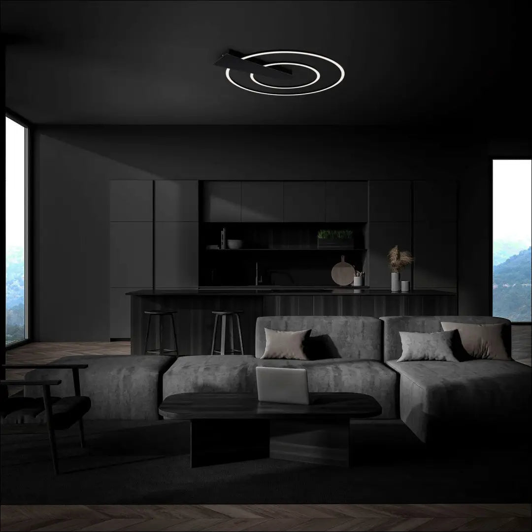 LED lubinis šviestuvas DI12432 - €75 Save 50% 50-100, __label:Pristatymas 1-2 d.d., color-juoda, interjeras,