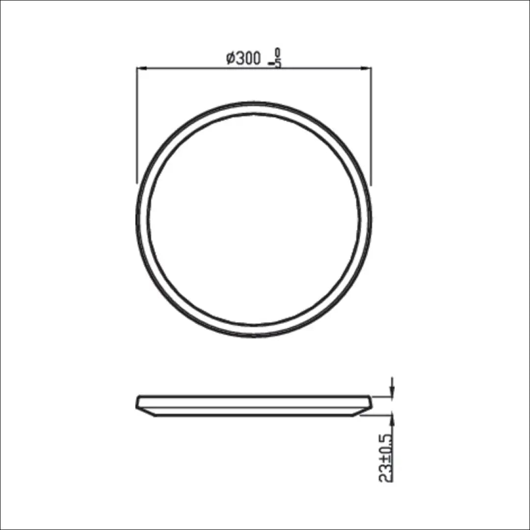 LED Lubinis šviestuvas SUPERSLIM DA442 - €32 Save 50% 25-50, __label:Pristatymas 1-2 d.d., lubiniai-sviestuvai,