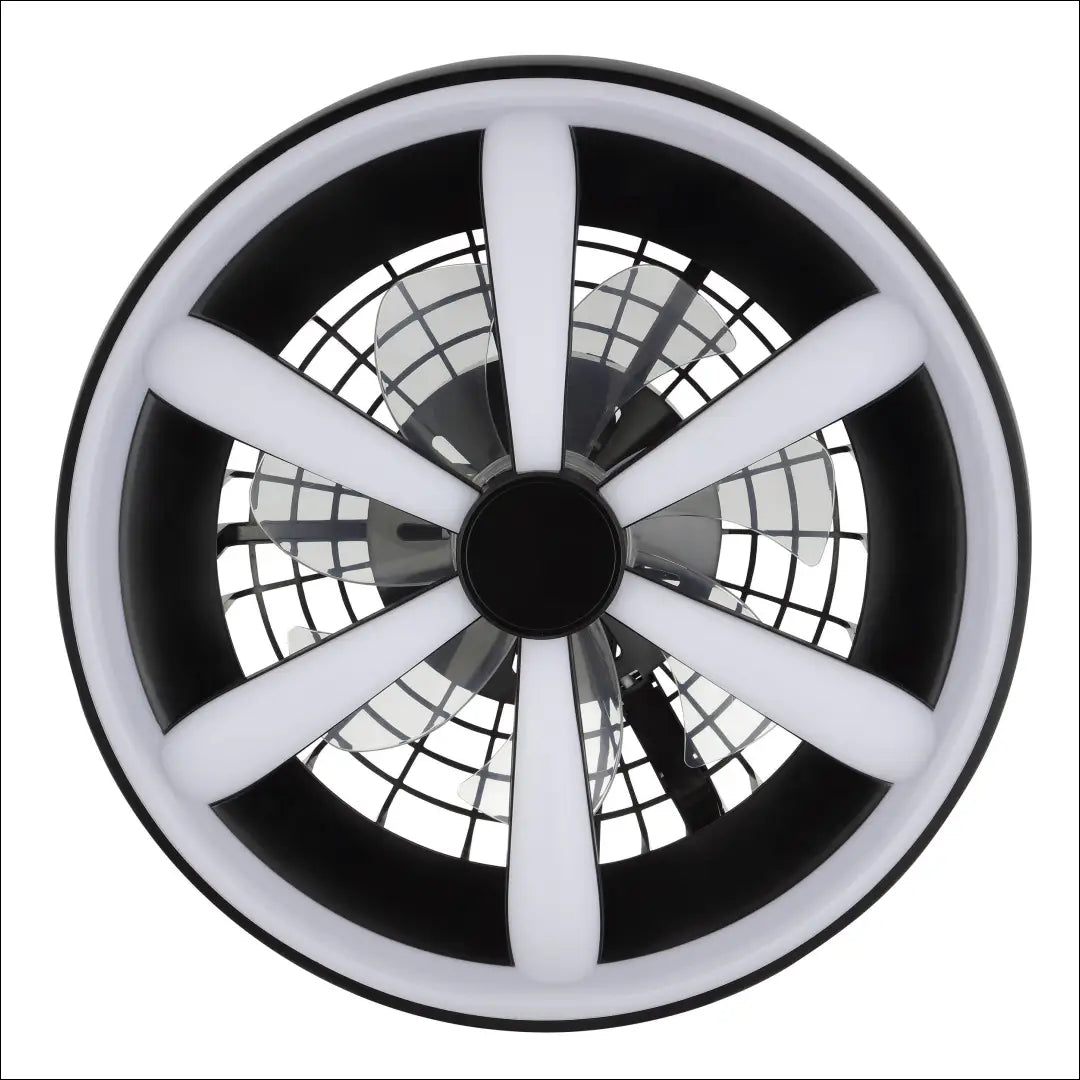 LED lubinis šviestuvas - ventiliatorius DI12434 - €70 Save 50% 50-100, __label:Pristatymas 1-2 d.d., color-juoda,