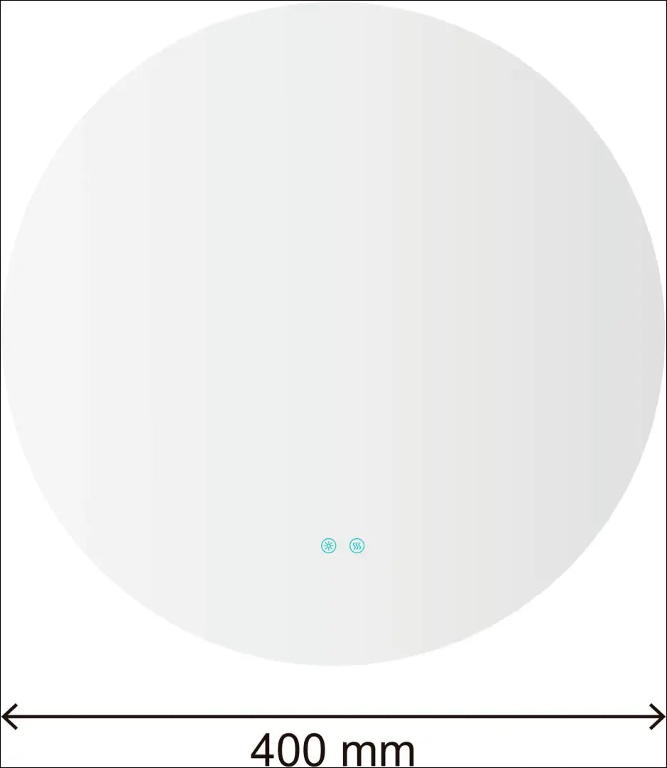 LED sieninis veidrodis (40cm) DI12688 - €49 Save 50% 25-50, __label:Pristatymas 1-2 d.d., color-sidabrine, interjeras,