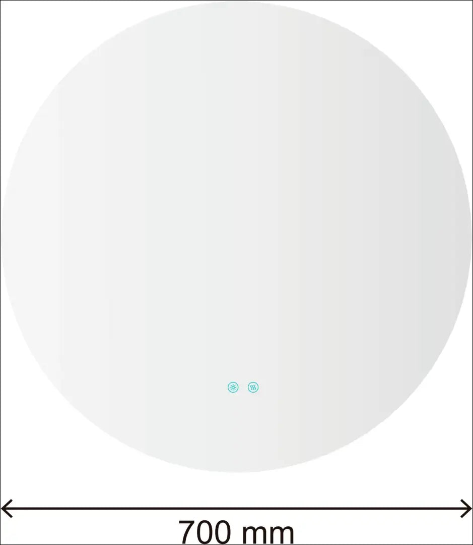 LED sieninis veidrodis (70cm) DI12711 - €95 Save 50% 50-100, __label:Pristatymas 1-2 d.d., color-sidabrine, interjeras,