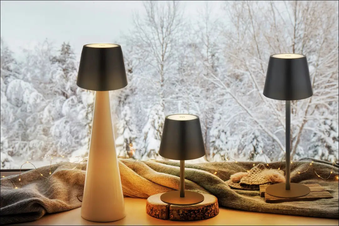 LED stalinis šviestuvas DI12448 - €18 Save 50% __label:Pristatymas 1-2 d.d., color-juoda, interjeras, material-metalas,