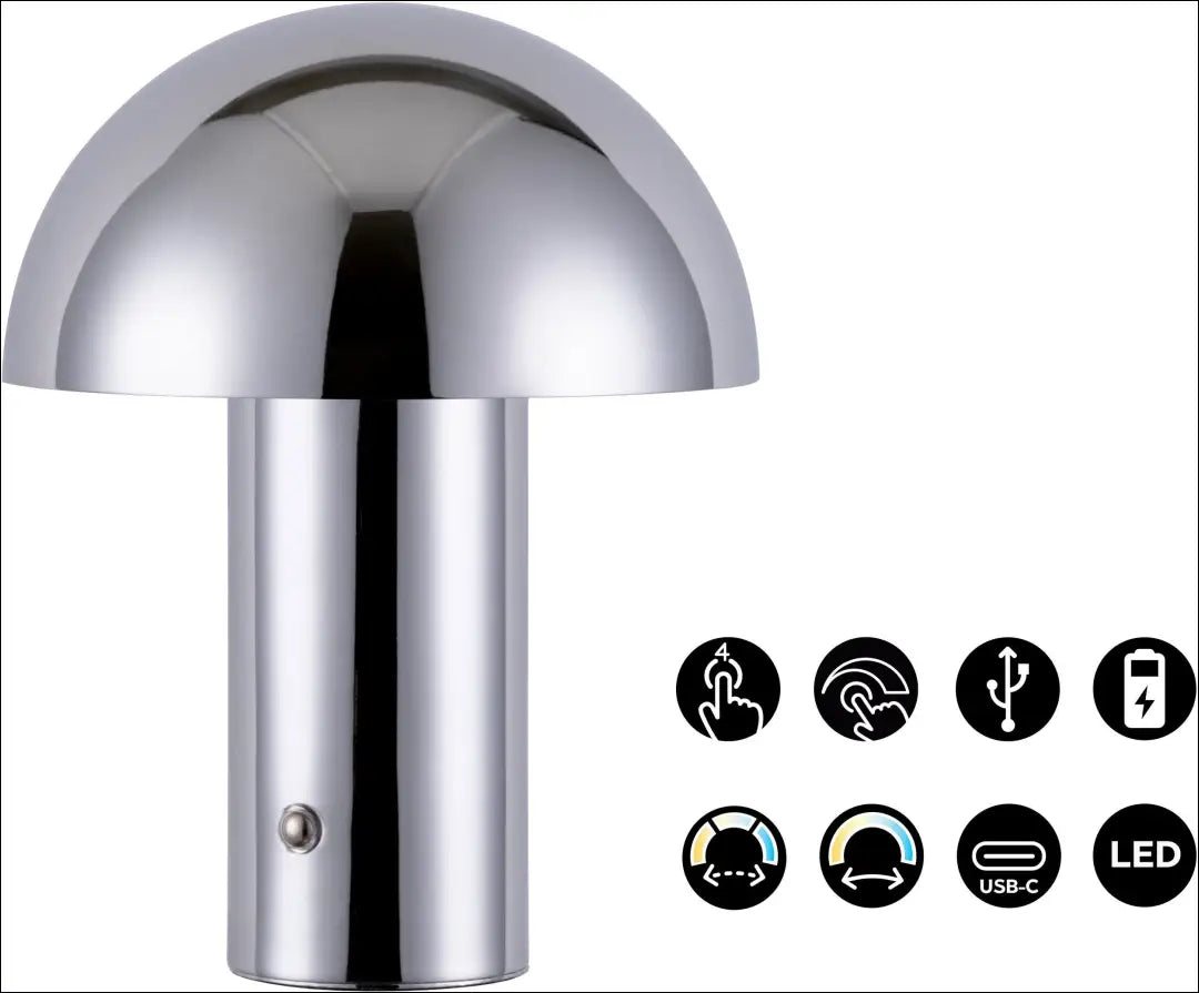 LED stalinis šviestuvas DI12701 - €19 Save 50% __label:Pristatymas 1-2 d.d., color-sidabrine, interjeras,