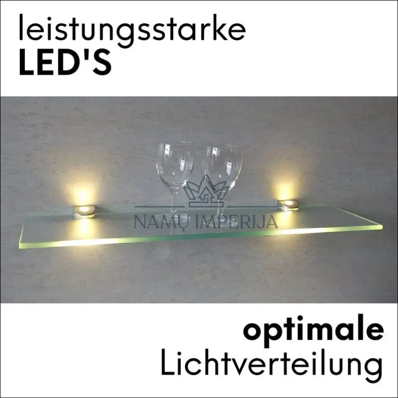 LED stiklinė lentyna SI317 - €36 Save 65% 25-50, __label:Pristatymas 1-2 d.d., biuro-baldai, biuro-lentynos,