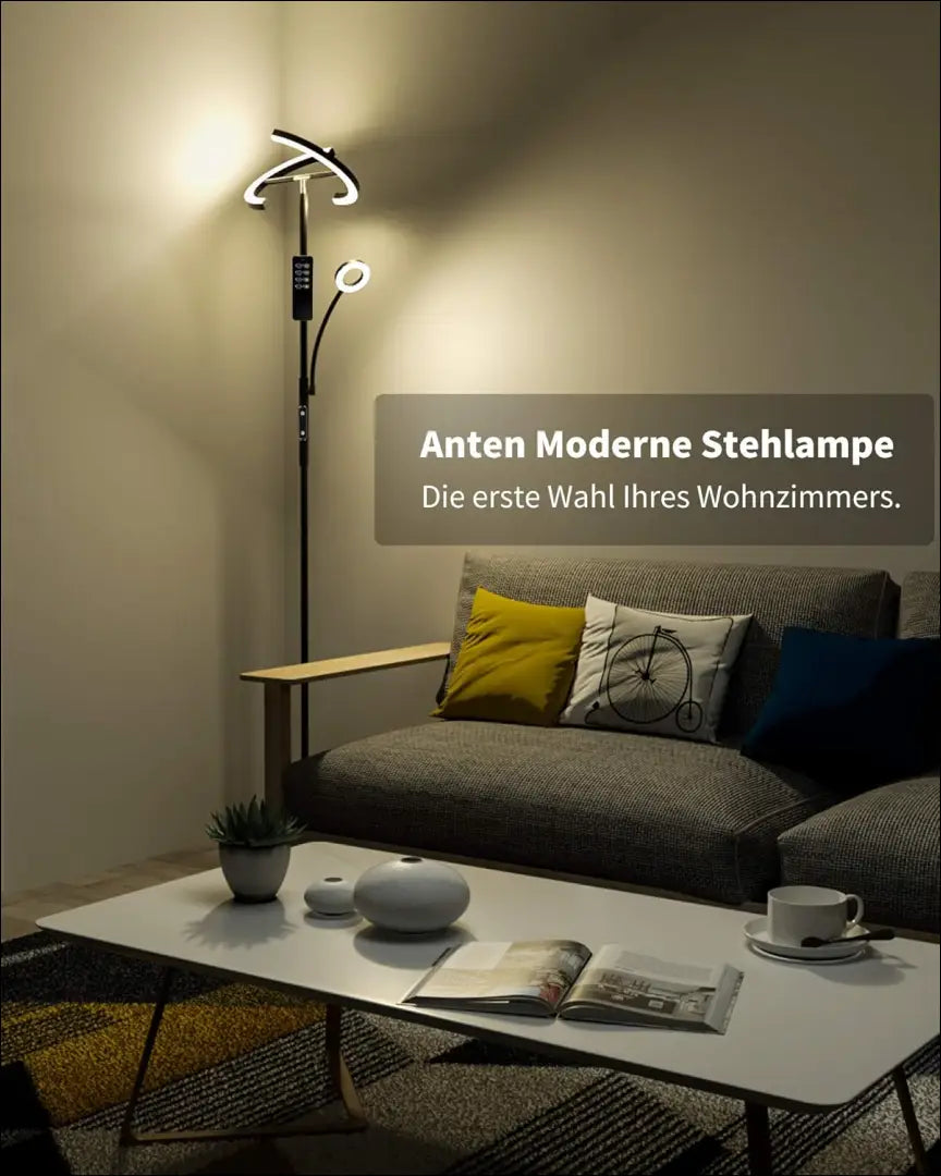 LED toršeras DI10869 - €115 Save 50% 100-200, __label:Pristatymas 1-2 d.d., color-juoda, interjeras, material-metalas