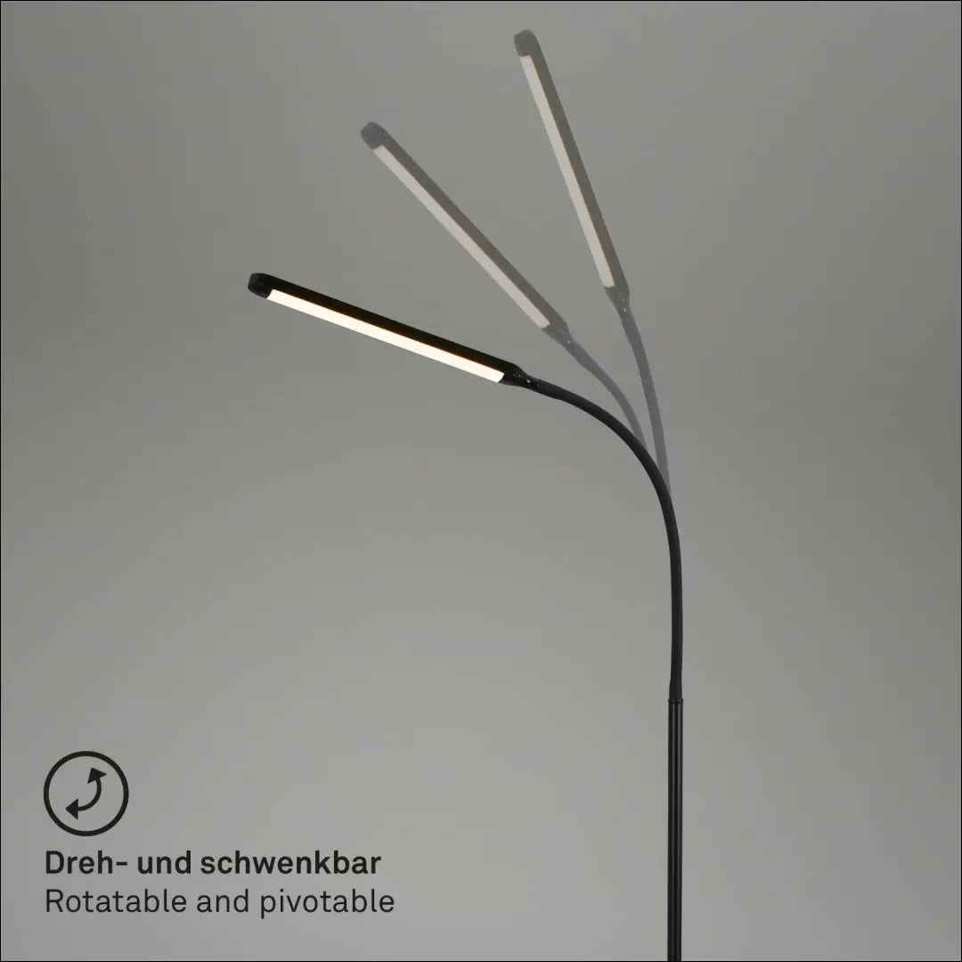 LED toršeras DI12517 - €25 Save 50% 25-50, __label:Pristatymas 1-2 d.d., color-juoda, interjeras, material-metalas