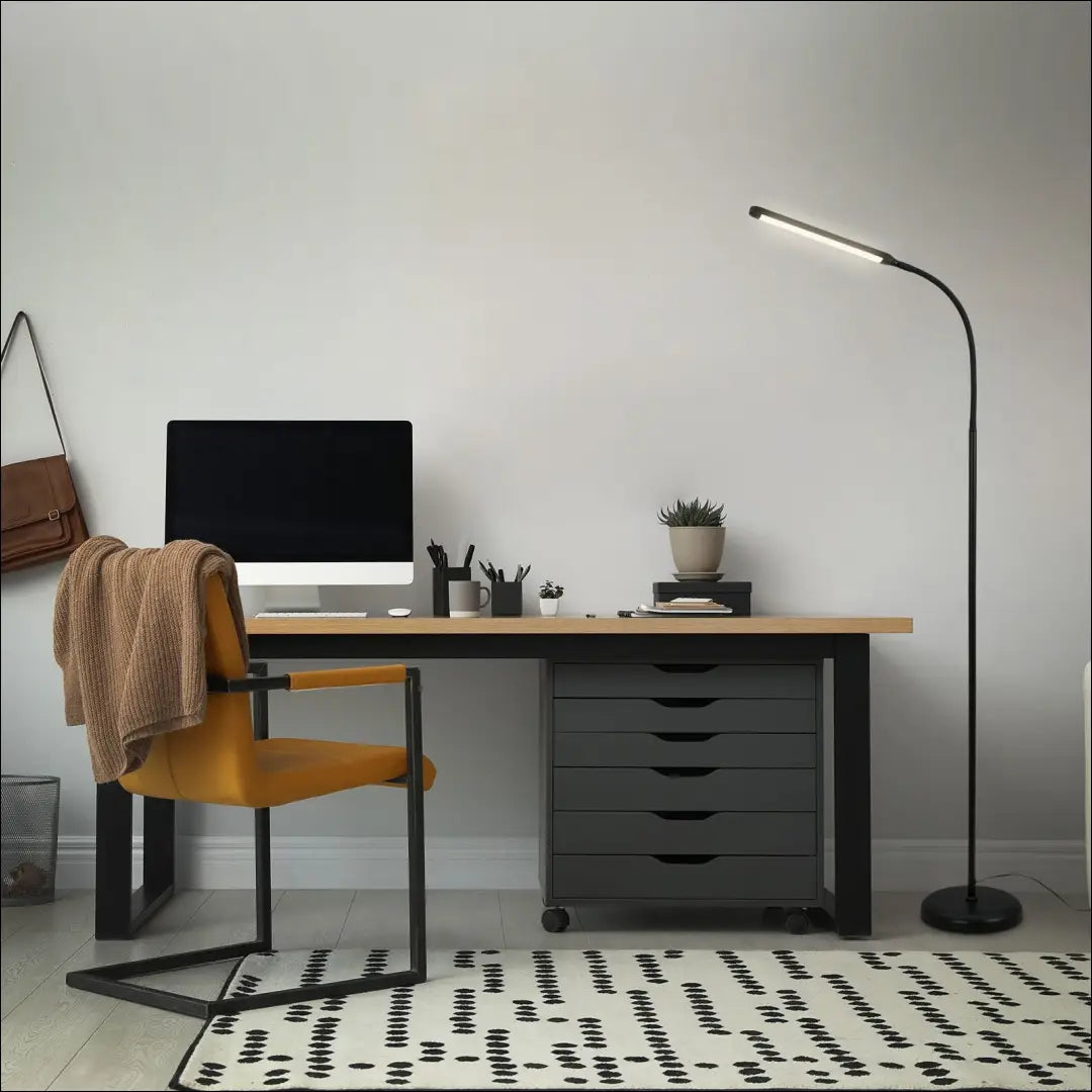 LED toršeras DI12517 - €25 Save 50% 25-50, __label:Pristatymas 1-2 d.d., color-juoda, interjeras, material-metalas
