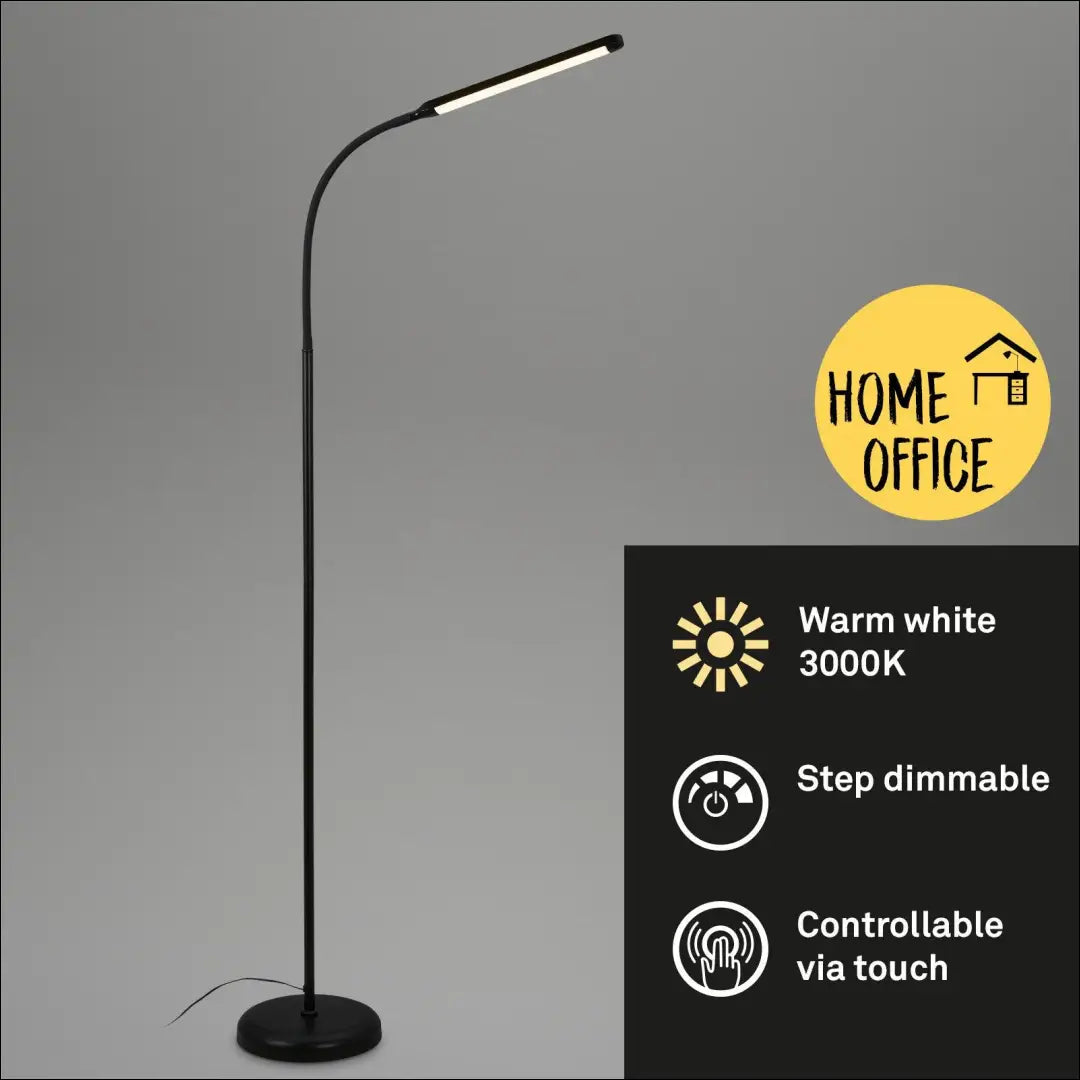 LED toršeras DI12517 - €25 Save 50% 25-50, __label:Pristatymas 1-2 d.d., color-juoda, interjeras, material-metalas
