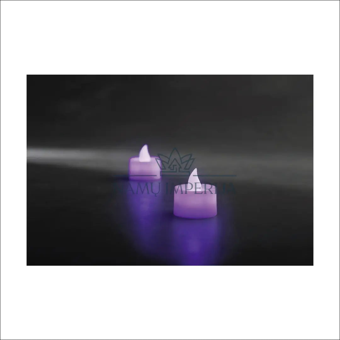 LED žvakutės (2vnt) DI9602 - €6 Save 50% __label:Pristatymas 1-2 d.d., color-violetine, dekoracijos, interjeras,