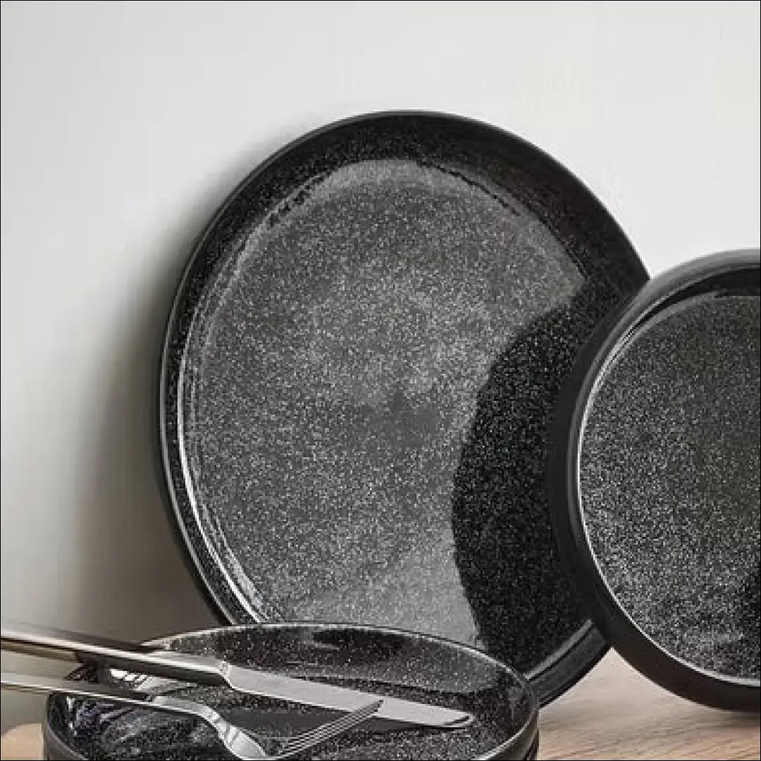Lėkščių komplektas (2vnt) DI12647 - €7 Save 50% __label:Pristatymas 1-2 d.d., color-juoda, indai, interjeras, lekstes