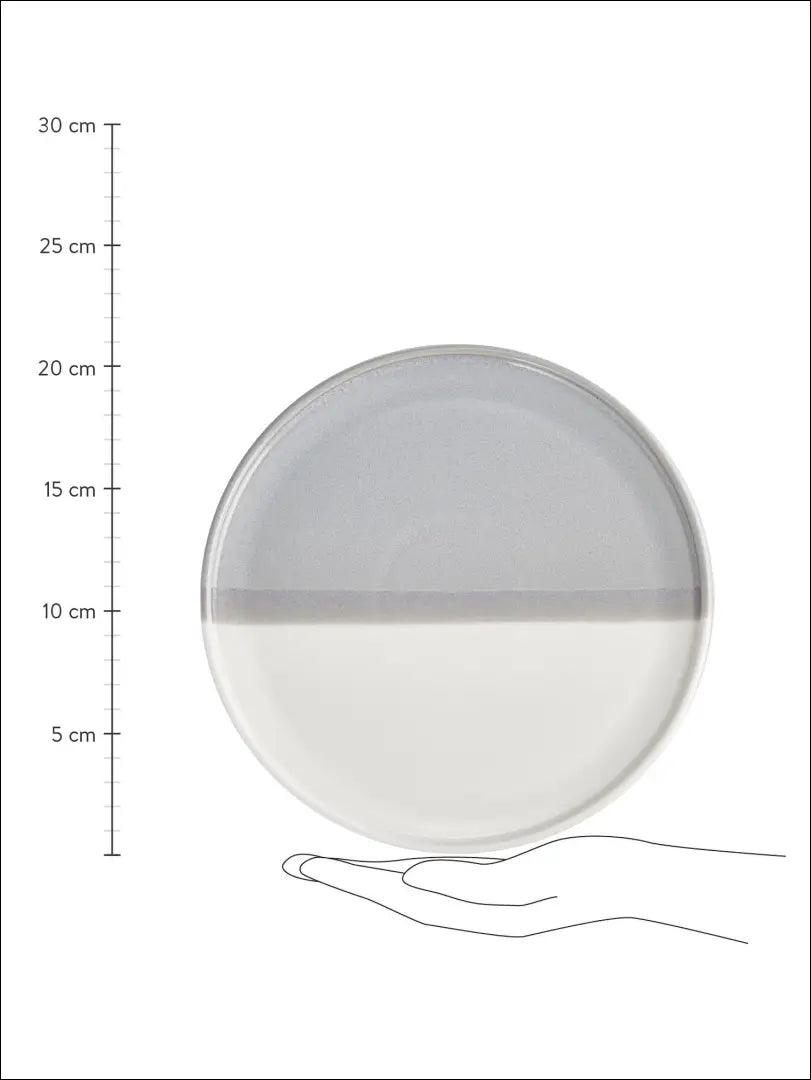 Lėkščių komplektas (2vnt) DI4513 - €6 Save 70% __label:Pristatymas 1-2 d.d., color-balta, color-pilka, color-violetine,