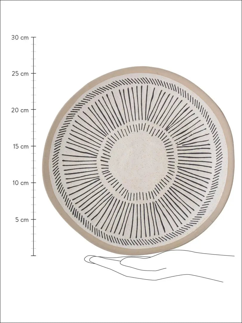 Lėkščių komplektas (2vnt) DI4717 - €18 Save 70% __label:Pristatymas 1-2 d.d., color-juoda, color-smelio, indai,
