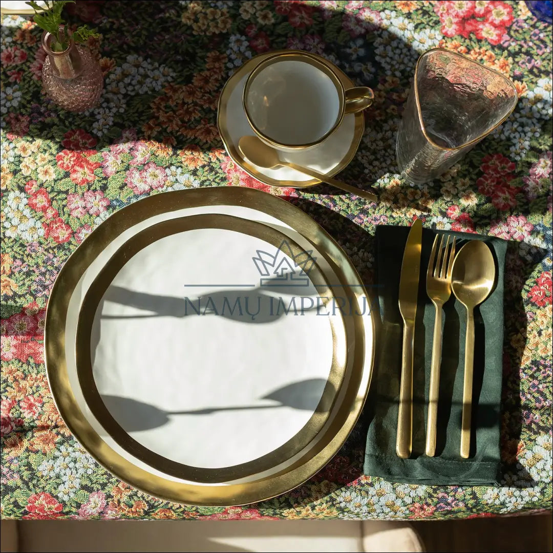 Lėkščių komplektas (2vnt) ’Kare Design’ DI6869 - €46 Save 55% 25-50, __label:Pristatymas 1-2 d.d., color-auksine,